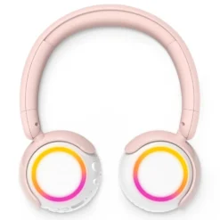 Philips K4206 trådlösa barnhörlurar med LED-paneler Rosa