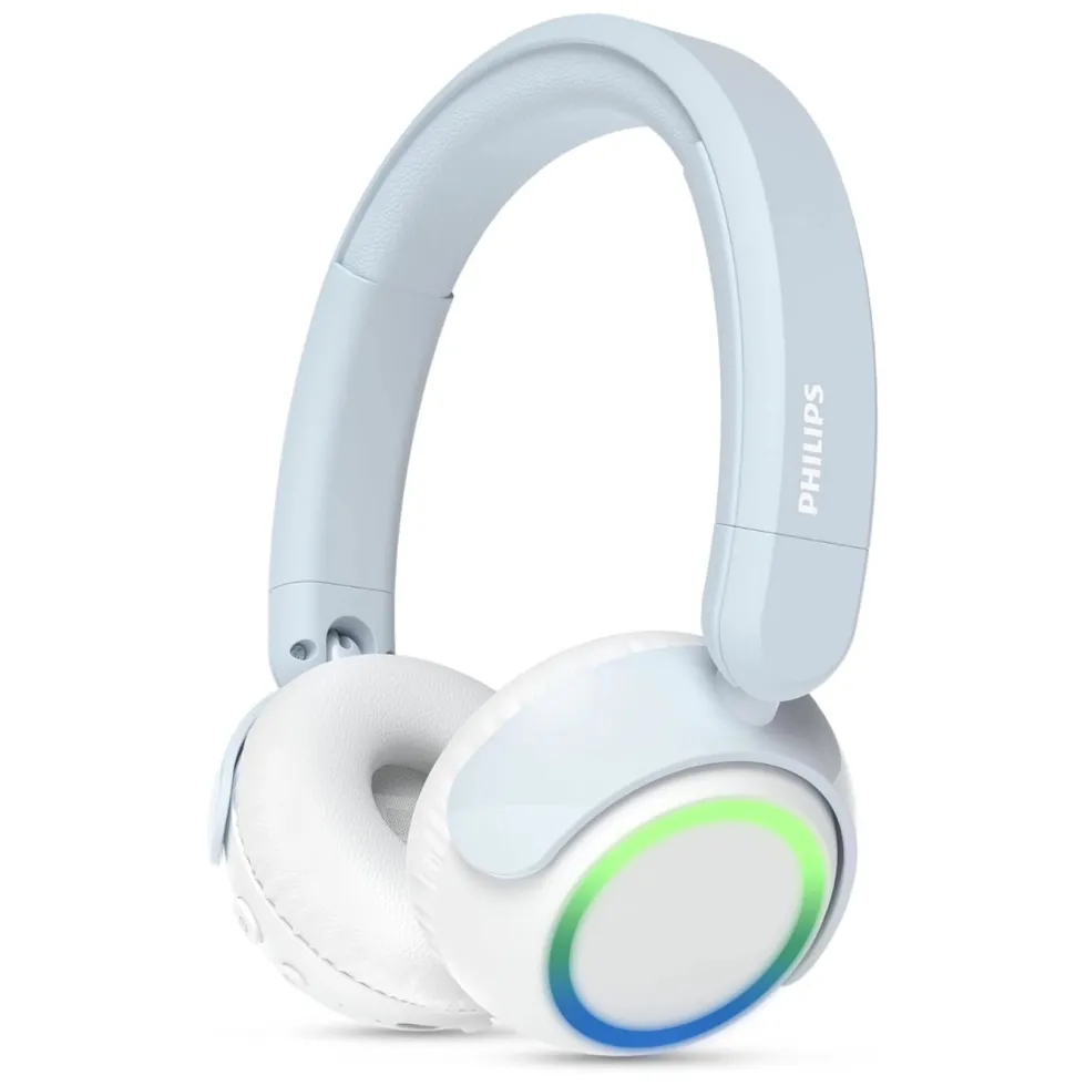 Philips K4206 trådlösa barnhörlurar med LED-paneler Blå