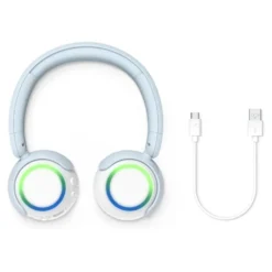 Philips K4206 trådlösa barnhörlurar med LED-paneler Blå