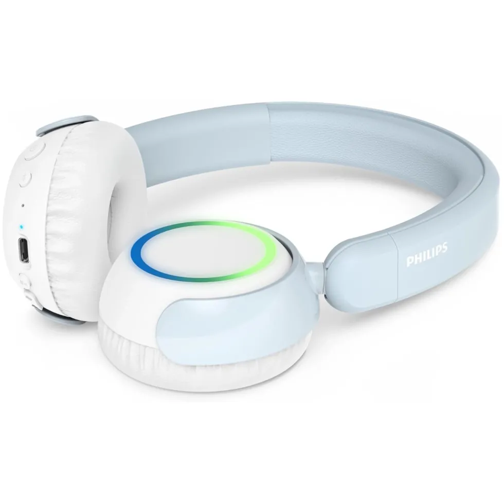 Philips K4206 trådlösa barnhörlurar med LED-paneler Blå