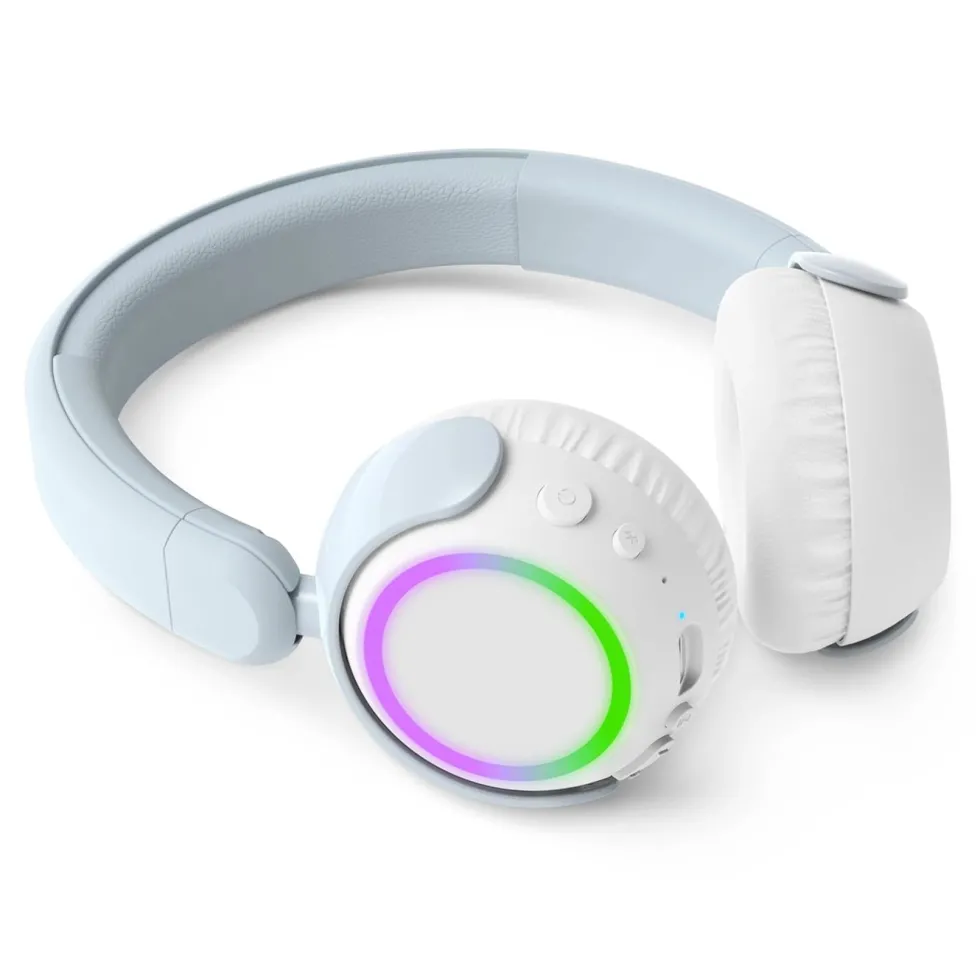 Philips K4206 trådlösa barnhörlurar med LED-paneler Blå