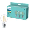 Philips LED-lampa E27 1055 lm 3-pack