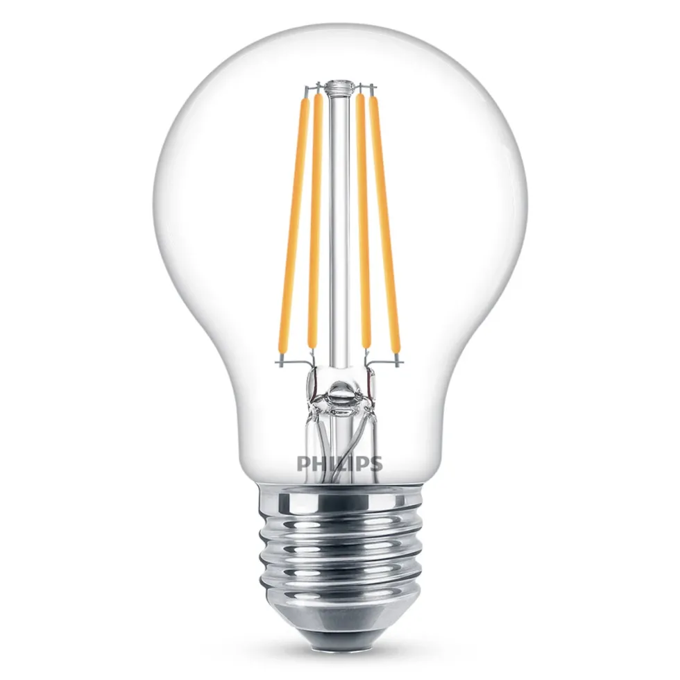 Philips LED-lampa E27 806 lm 3-pack