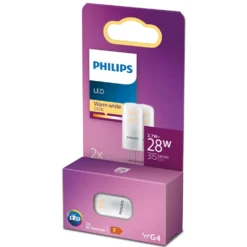 Philips LED-lampa G4 315 lm 2-pack