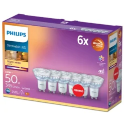 Philips LED-lampa GU10 345 lm 6-pack