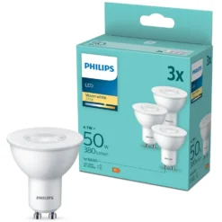 Philips LED-lampa GU10 380 lm 3-pack