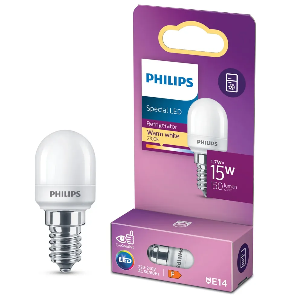 Philips LED-lampa Päron E14 150 lm