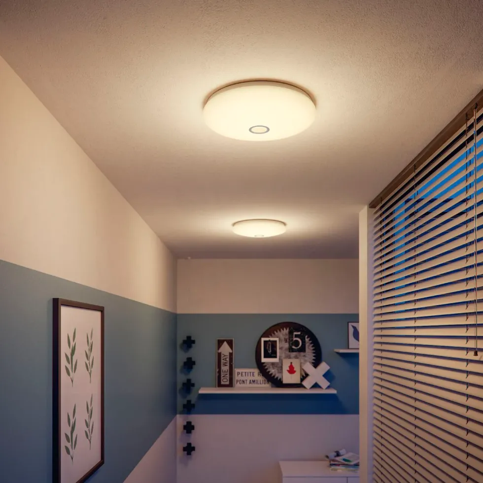 Philips Mauve LED-taklampa med rörelsesensor 16 W Vit