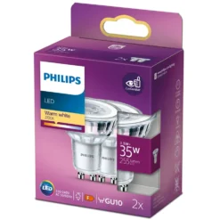 Philips Philips LED-lampa spot GU10 255 lm 2-pack
