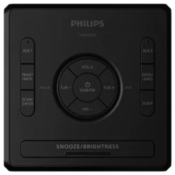 Philips R4600 DAB+-klockradio med USB-C-laddning