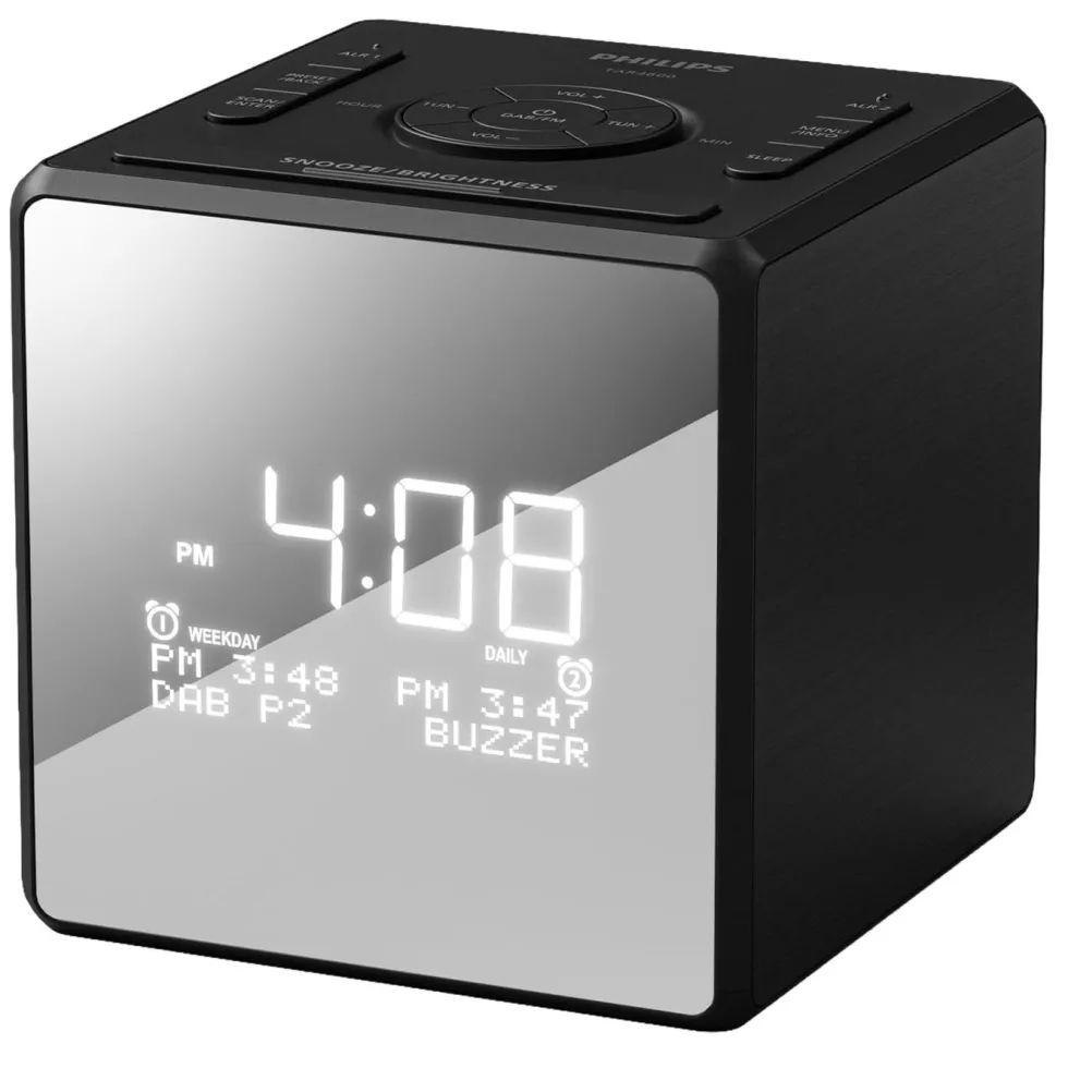 Philips R4600 DAB+-klockradio med USB-C-laddning