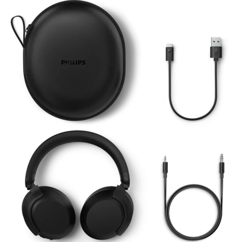 Philips TAH8000E trådlösa over-ear-hörlurar Svart