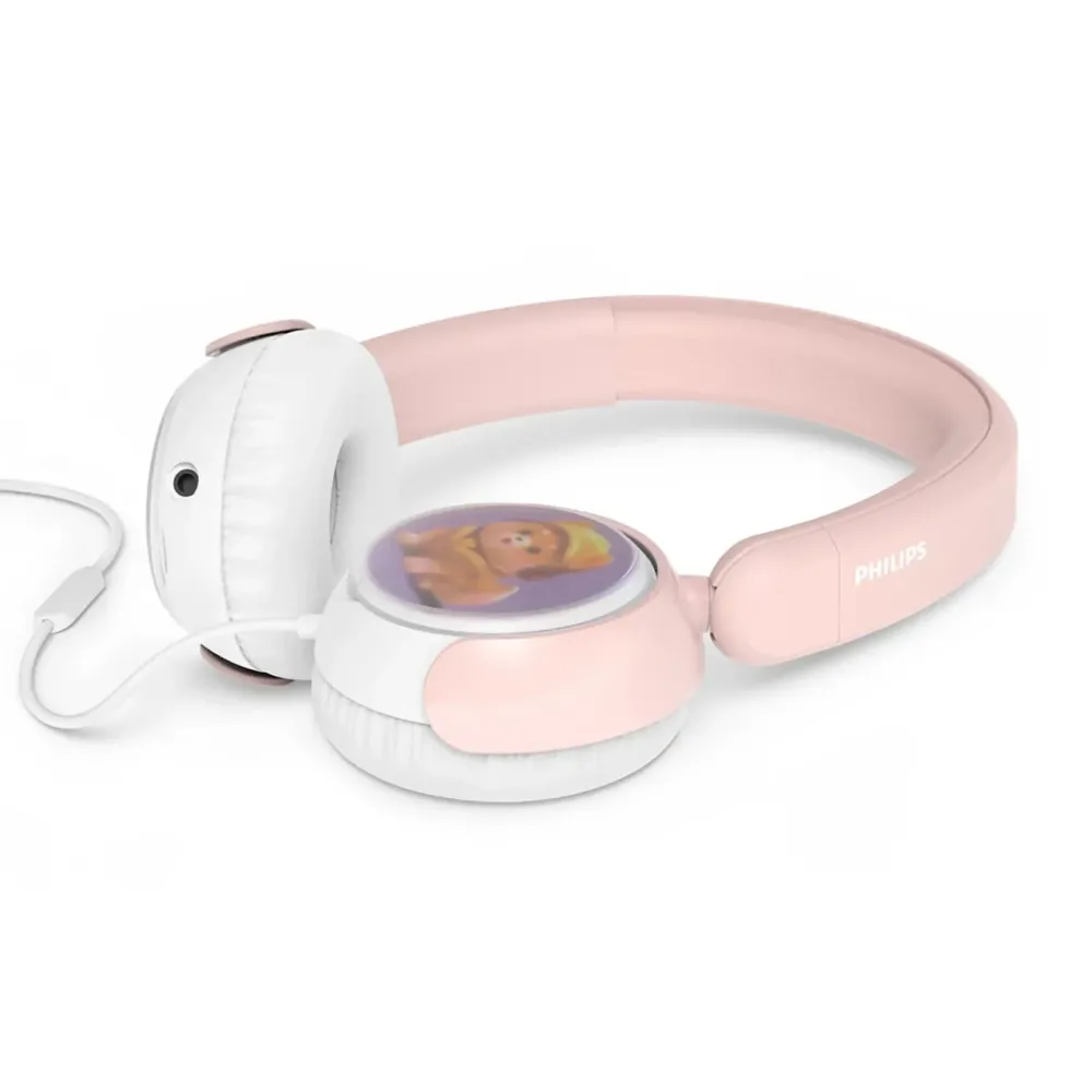 Philips TAK 2000 on-ear-barnhörlurar Rosa