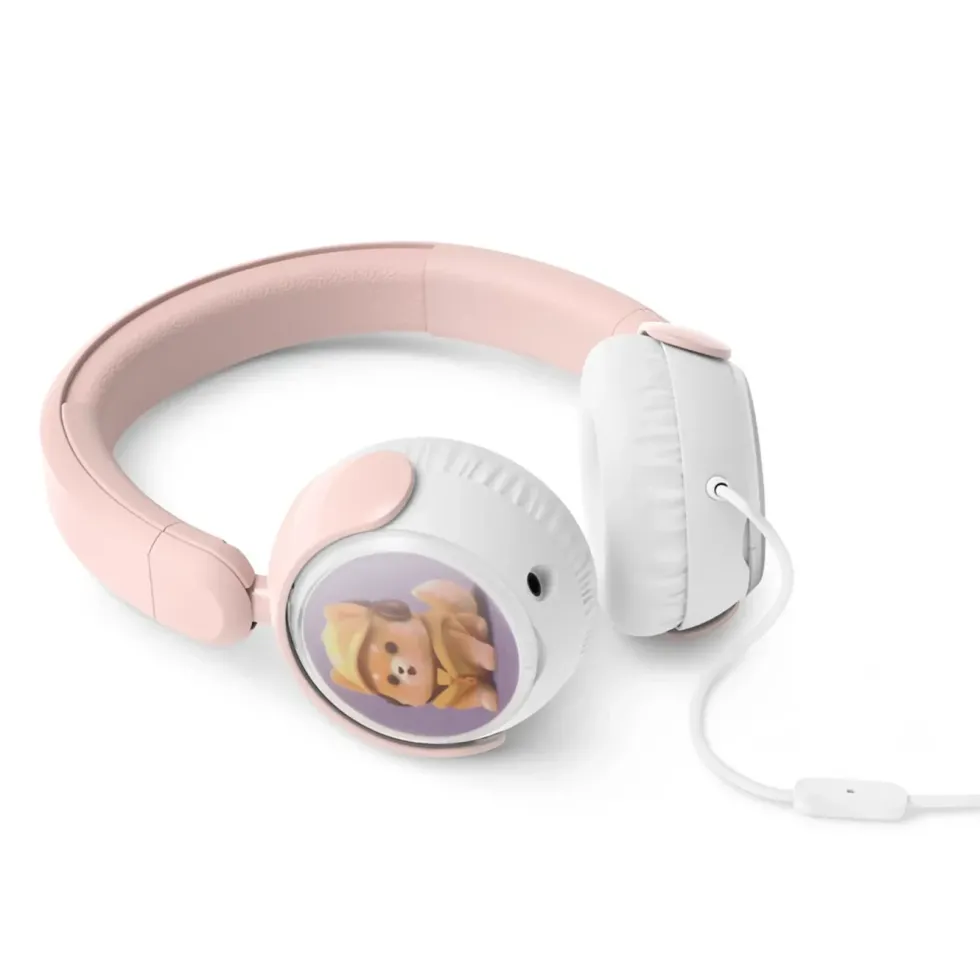 Philips TAK 2000 on-ear-barnhörlurar Rosa