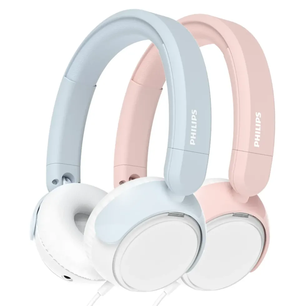 Philips TAK 2000 on-ear-barnhörlurar Rosa