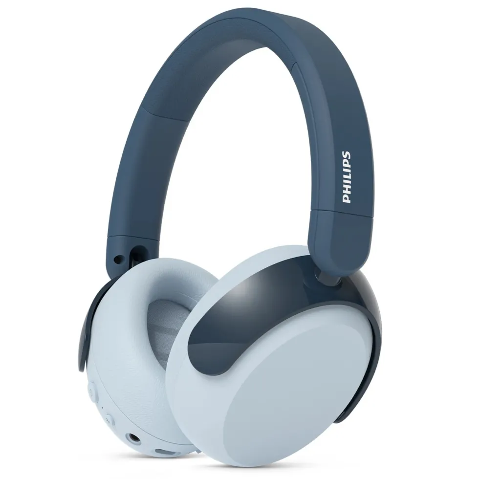 Philips Trådlösa over-ear-hörlurar för barn med brusreducering Blå