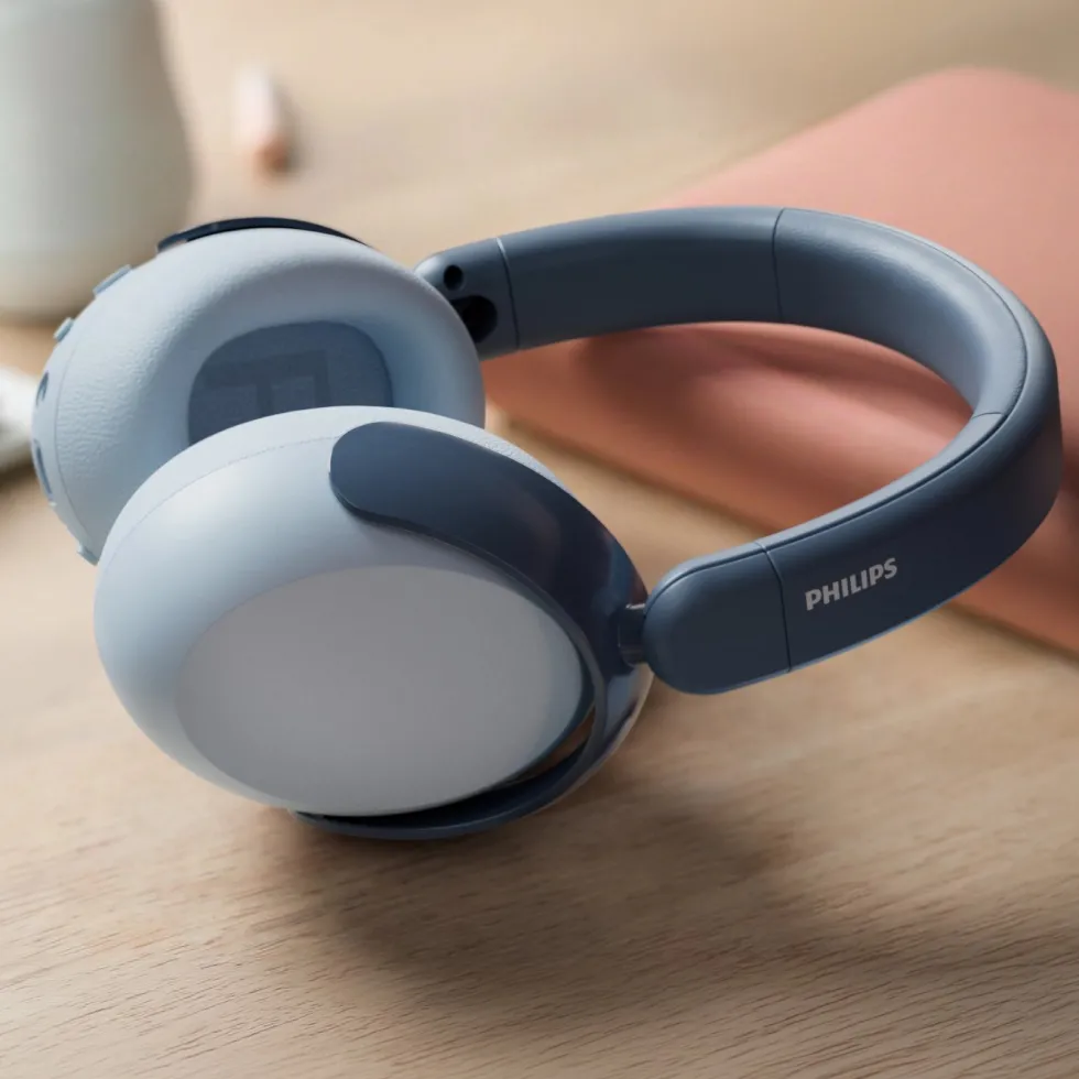 Philips Trådlösa over-ear-hörlurar för barn med brusreducering Blå