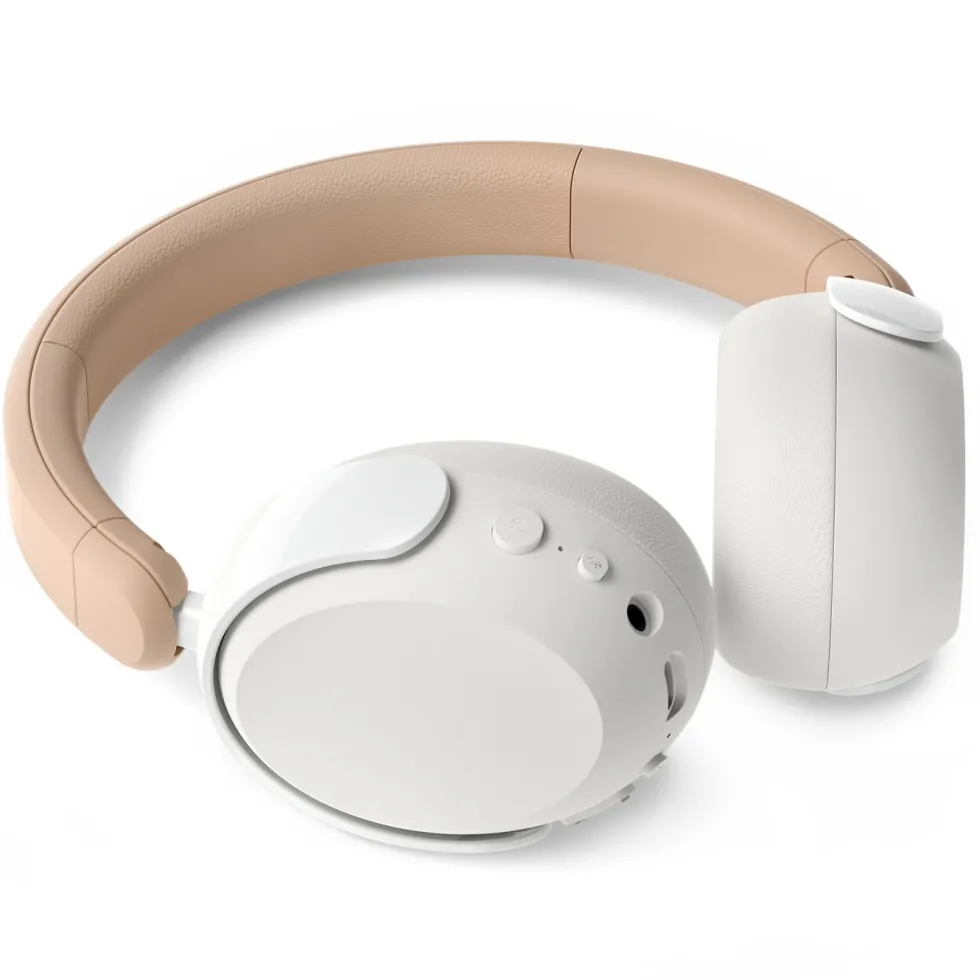 Philips Trådlösa over-ear-hörlurar för barn med brusreducering Beige