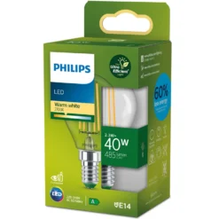 Philips Ultra Efficient E14 LED-lampa 485 lm
