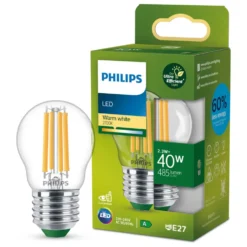 Philips Ultra Efficient E27 LED-lampa 485 lm