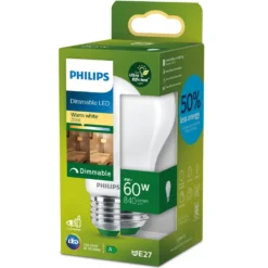 Philips Ultra Efficient E27 LED-lampa 840 lm