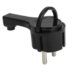 Platt stickpropp Jordad Svart