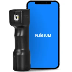Plegium Smart försvarsspray med Bluetooth Svart