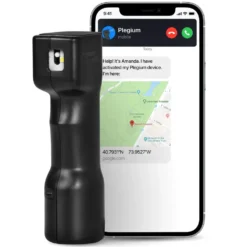 Plegium Smart försvarsspray med Bluetooth Svart