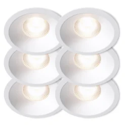 Plejd Downlight Deep DWN-02 6-pack Vit