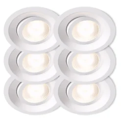 Plejd Downlight Tilt DWN-01 6-pack Vit