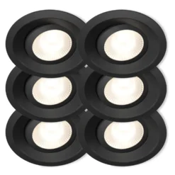 Plejd Downlight Tilt DWN-01 6-pack Svart