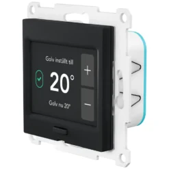 Plejd TRM-01 smart termostat för golvvärme (Studio) Studio, svart