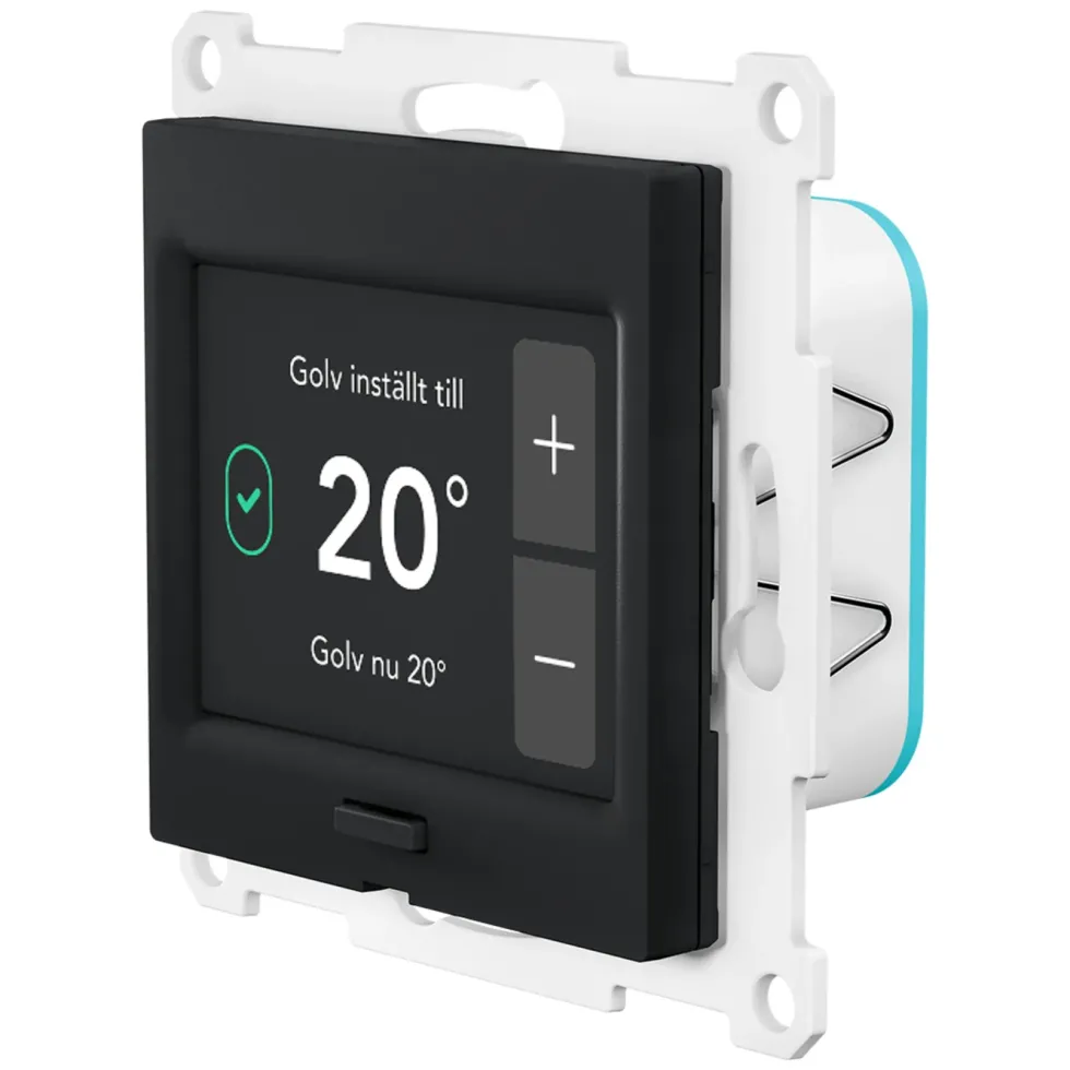 Plejd TRM-01 smart termostat för golvvärme (Studio) Studio, svart