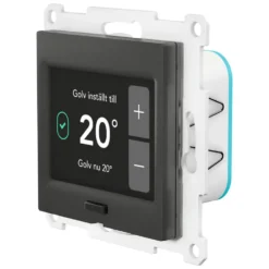 Plejd TRM-01 termostat för elburen golvvärme (Exxact) Exxact, antracit
