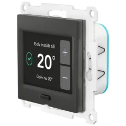 Plejd TRM-01 termostat för elburen golvvärme (Exxact) Exxact, antracit