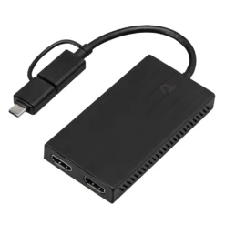 Plexgear Adapter USB till Dubbla HDMI