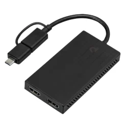 Plexgear Adapter USB till Dubbla HDMI