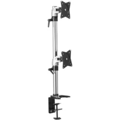 Plexgear Bordsfäste med 2 armar för skärmar på 15-27”