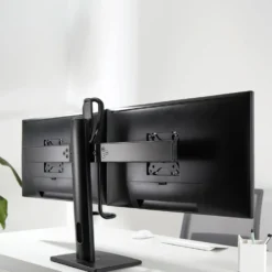 Plexgear Justerbart skärmstativ för 2 skärmar 17-27”