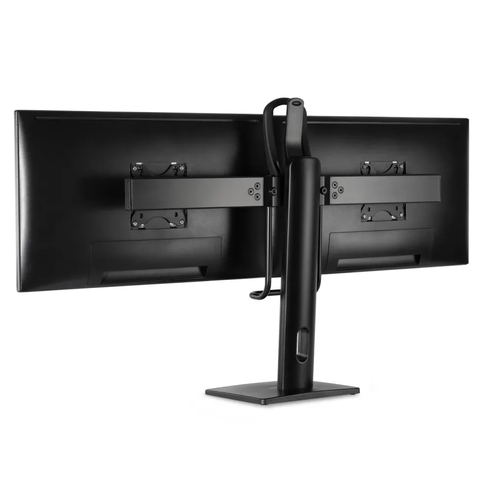 Plexgear Justerbart skärmstativ för 2 skärmar 17-27”