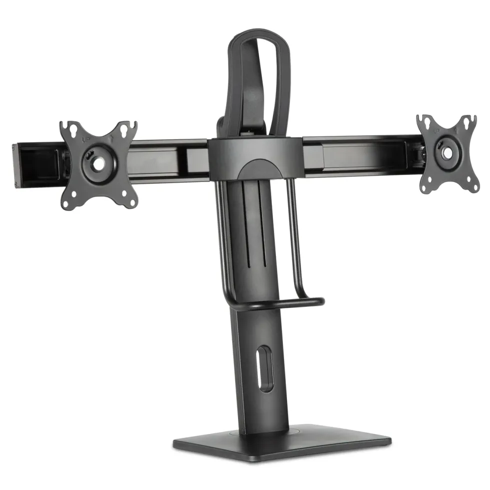 Plexgear Justerbart skärmstativ för 2 skärmar 17-27”