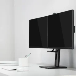Plexgear Justerbart skärmstativ för 2 skärmar 17-27”
