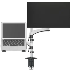 Plexgear Kombinerat bordsfäste för laptop och monitor 13-32”