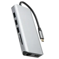 Plexgear Multiadapter för USB-C med 12 anslutningar