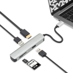Plexgear 5-portars USB-C multiadapter CB1023