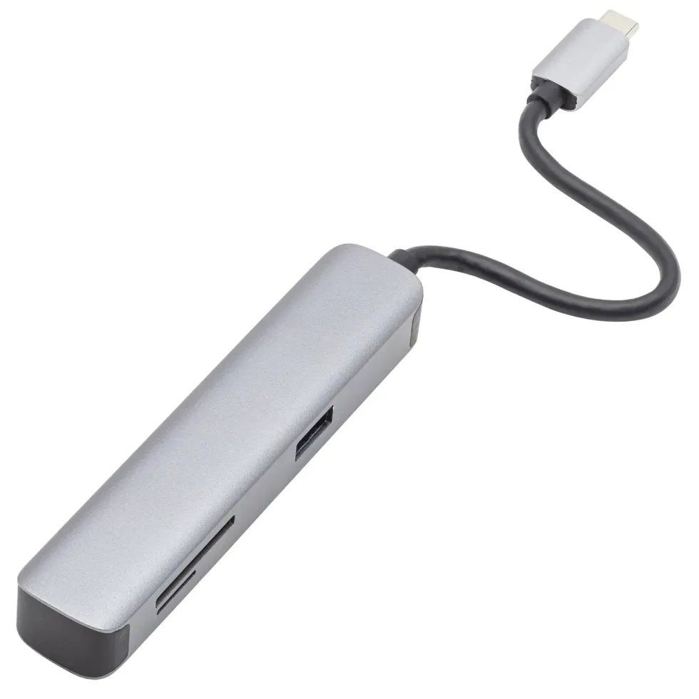 Plexgear 5-portars USB-C multiadapter CB1023