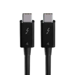 Plexgear Thunderbolt 4 USB-C-kabel 70 cm Svart