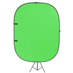 Plexgear Tvåfärgad Green Screen med stativ 1.5x2 m