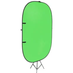 Plexgear Tvåfärgad Green Screen med stativ 1.5x2 m