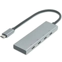 Plexgear USB-C-hubb med 4 portar